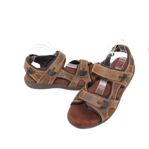 Appalachian Trial "Baxter" Brown Leather Sandal - Picture 3 of 13